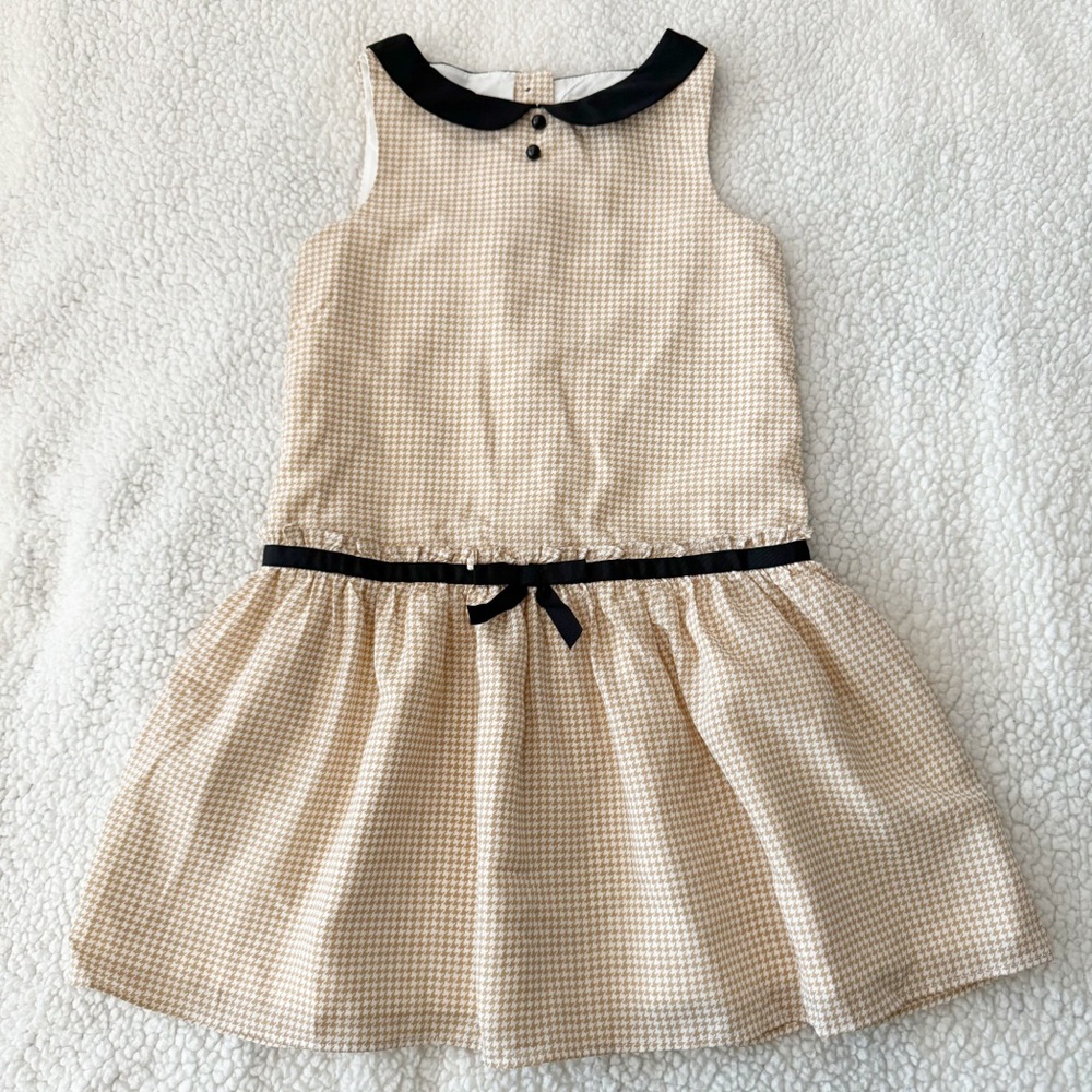NWT JANIE & JACK Hello Houndstooth Dress Size 6